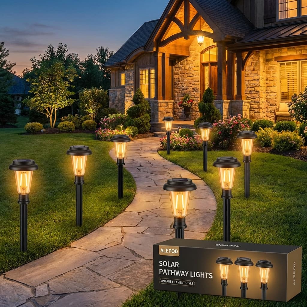 ALEPOD Pathway Lights (8 Pack)
