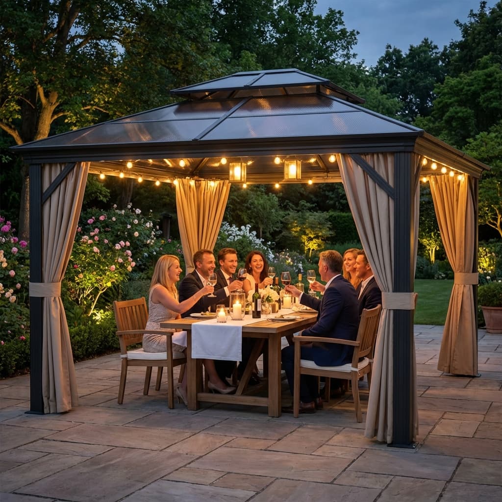 Kozyard Alexander Hardtop Gazebo